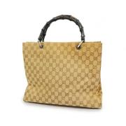 Gucci Vintage Pre-owned Canvas gucci-vskor Brown, Dam