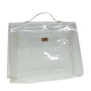 Hermès Vintage Pre-owned Tyg handvskor White, Dam