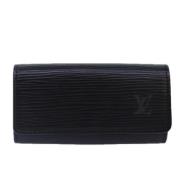 Louis Vuitton Vintage Pre-owned Laeder plnbcker Black, Dam