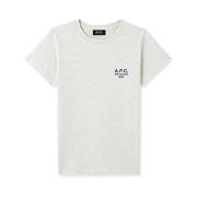 A.p.c. Casual Bomullstee i Olika Färger Gray, Dam