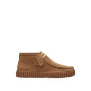 Clarks Beige Torhill Hi Mockastövlar Brown, Herr