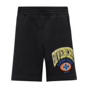 Givenchy Logo Bermuda Shorts i Fleece Black, Herr