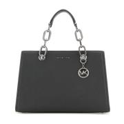 Michael Kors Stilren Slate Läderhandväska Gray, Dam