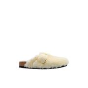 Birkenstock ‘Boston Big Buckle’ slides Beige, Dam