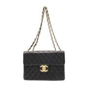 Chanel Vintage Pre-owned Laeder axelremsvskor Black, Dam