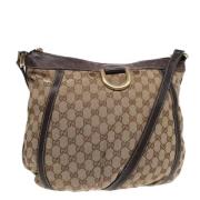 Gucci Vintage Pre-owned Canvas gucci-vskor Brown, Dam