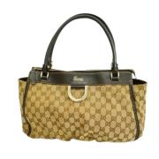 Gucci Vintage Pre-owned Canvas gucci-vskor Brown, Dam