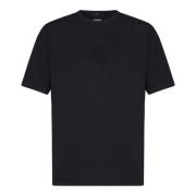 C.p. Company Svarta T-shirts och Polos med Tone-on-tone Logo Black, He...