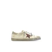 Golden Goose Sneakers Super-Star Med Lista Tryckt Stjärna Broderad Bei...