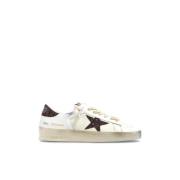 Golden Goose Sneakers Stardan Med Krage Och Snörning White, Dam