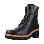 Panama Jack Lace-up Boots Black, Dam