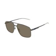 Gucci Rutheniumbruna solglasögon Gray, Unisex