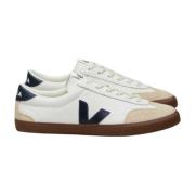 Veja Vit Läder Volley Sneakers Multicolor, Herr