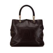 Chanel Vintage Pre-owned Laeder totevskor Brown, Dam