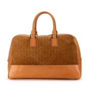 Celine Vintage Pre-owned Mocka handvskor Brown, Dam