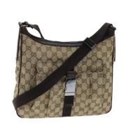 Gucci Vintage Pre-owned Canvas gucci-vskor Beige, Dam