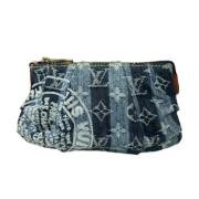 Louis Vuitton Vintage Pre-owned Denim louis-vuitton-vskor Blue, Dam