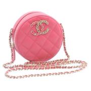 Chanel Vintage Pre-owned Laeder chanel-vskor Pink, Dam