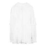 Rick Owens Kortärmad rund hals T-shirt White, Herr