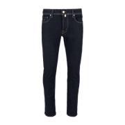 Jacob Cohën Mörkblå Slim Fit Jeans Blue, Herr