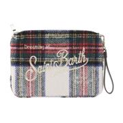 MC2 Saint Barth Rutigt Mönster Ullblandning Clutch Väska Multicolor, D...