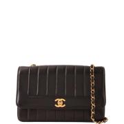 Chanel Vintage Pre-owned Tyg chanel-vskor Black, Dam