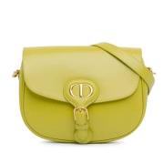 Dior Vintage Pre-owned Laeder crossbodyvskor Yellow, Dam