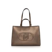 Liu Jo Stilren Tote Shoppingväska Brown, Dam