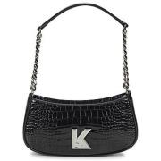 Karl Lagerfeld Axelväska kvinnor K/Kameo Shoulderbag Croc Svart Black,...