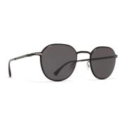 Mykita Svarta Polariserade Solglasögon Talvi SUN Black, Unisex