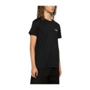 Balmain T-shirt i bomullsjersey med logotyp Black, Herr