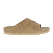 Birkenstock Sandaler Zurich i mocka Beige, Dam