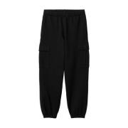 Carhartt Wip Cargo Sweat Pant i Svart Black, Herr