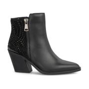 Alma EN Pena Ankelboot med rhinestone design Black, Dam