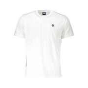 North Sails Vitt bomullst-shirt med logodetalj White, Herr