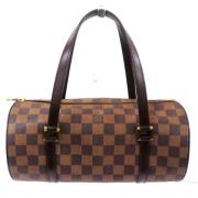 Louis Vuitton Vintage Pre-owned Canvas handvskor Brown, Dam