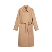 Max Mara Studio Kamelrockar Regular Fit Brown, Dam