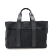 Hermès Vintage Pre-owned Canvas handvskor Black, Dam