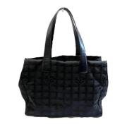 Chanel Vintage Pre-owned Canvas totevskor Black, Dam