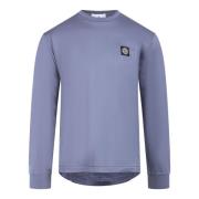 Stone Island Blå T-shirts och Polos Långärmad Blue, Herr