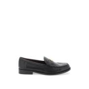 Tory Burch Läder Perry Loafers Black, Dam