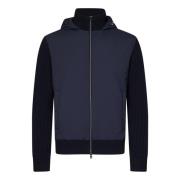 Herno Blå Stickade Tröjor Sweaters Aw24 Blue, Herr