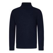 Jacob Cohën Blå Tröja för Män Aw24 Blue, Herr