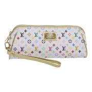 Louis Vuitton Vintage Pre-owned Canvas kuvertvskor White, Dam