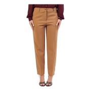 Fracomina Kamel Chino Byxor Regular Fit Brown, Dam