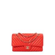 Chanel Vintage Pre-owned Laeder chanel-vskor Red, Dam