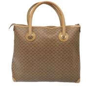 Gucci Vintage Pre-owned Canvas totevskor Beige, Dam