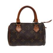 Louis Vuitton Vintage Pre-owned Canvas louis-vuitton-vskor Brown, Dam