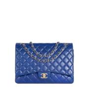 Chanel Vintage Pre-owned Laeder chanel-vskor Blue, Dam