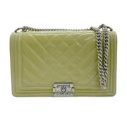 Chanel Vintage Pre-owned Laeder chanel-vskor Green, Dam